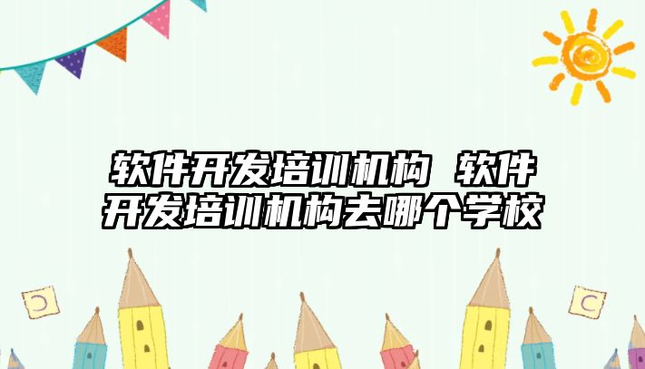 軟件開發(fā)培訓機構 軟件開發(fā)培訓機構去哪個學校